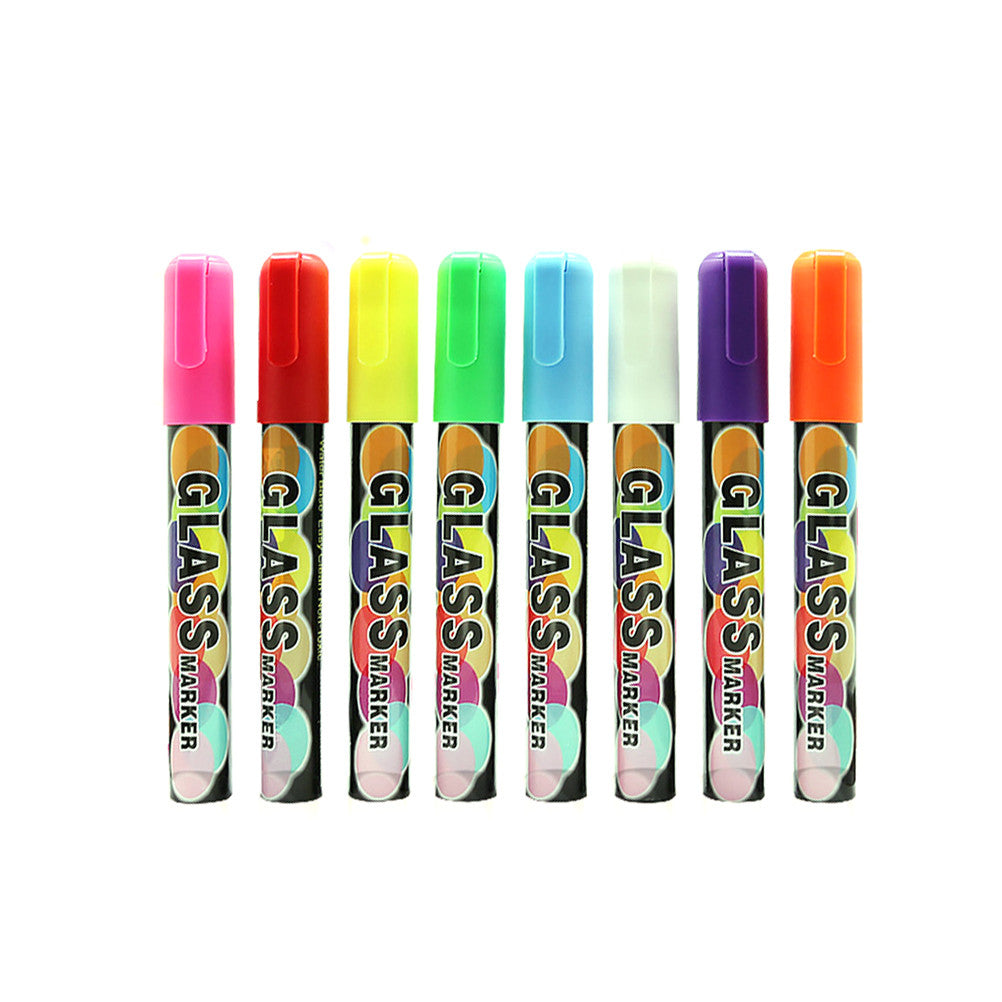 8pcs 6mm Colorful Water Soluble Chalk Set